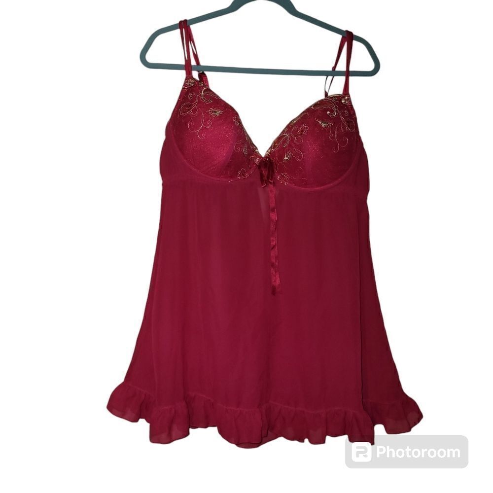 Cacique hot pink teddy size 18/20. ^
